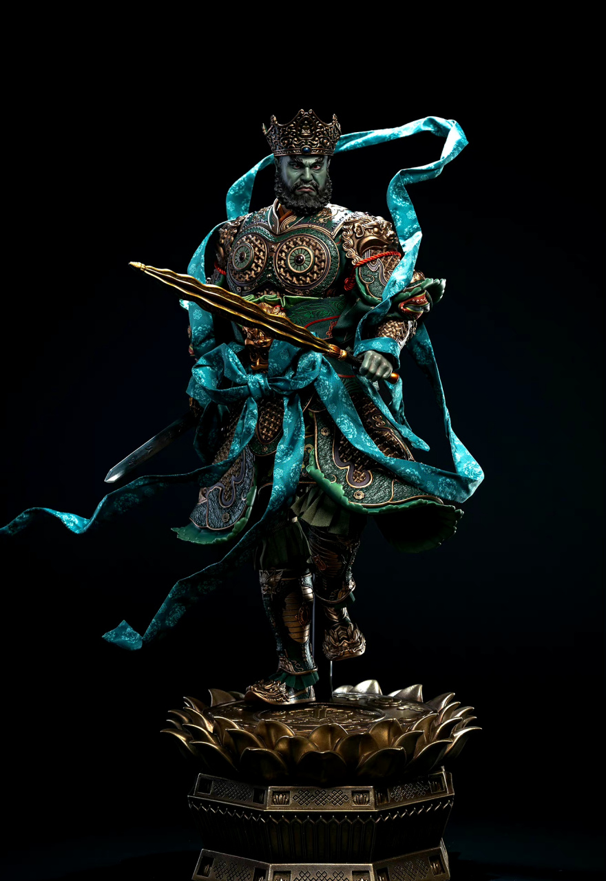 模型欣赏:haoyutoys 1/6 神话系列-南方增长天王 魔礼青,他是魔家四将
