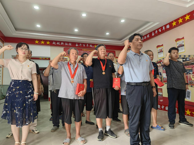 社旗县饶良镇开展庆"七一"系列主题活动