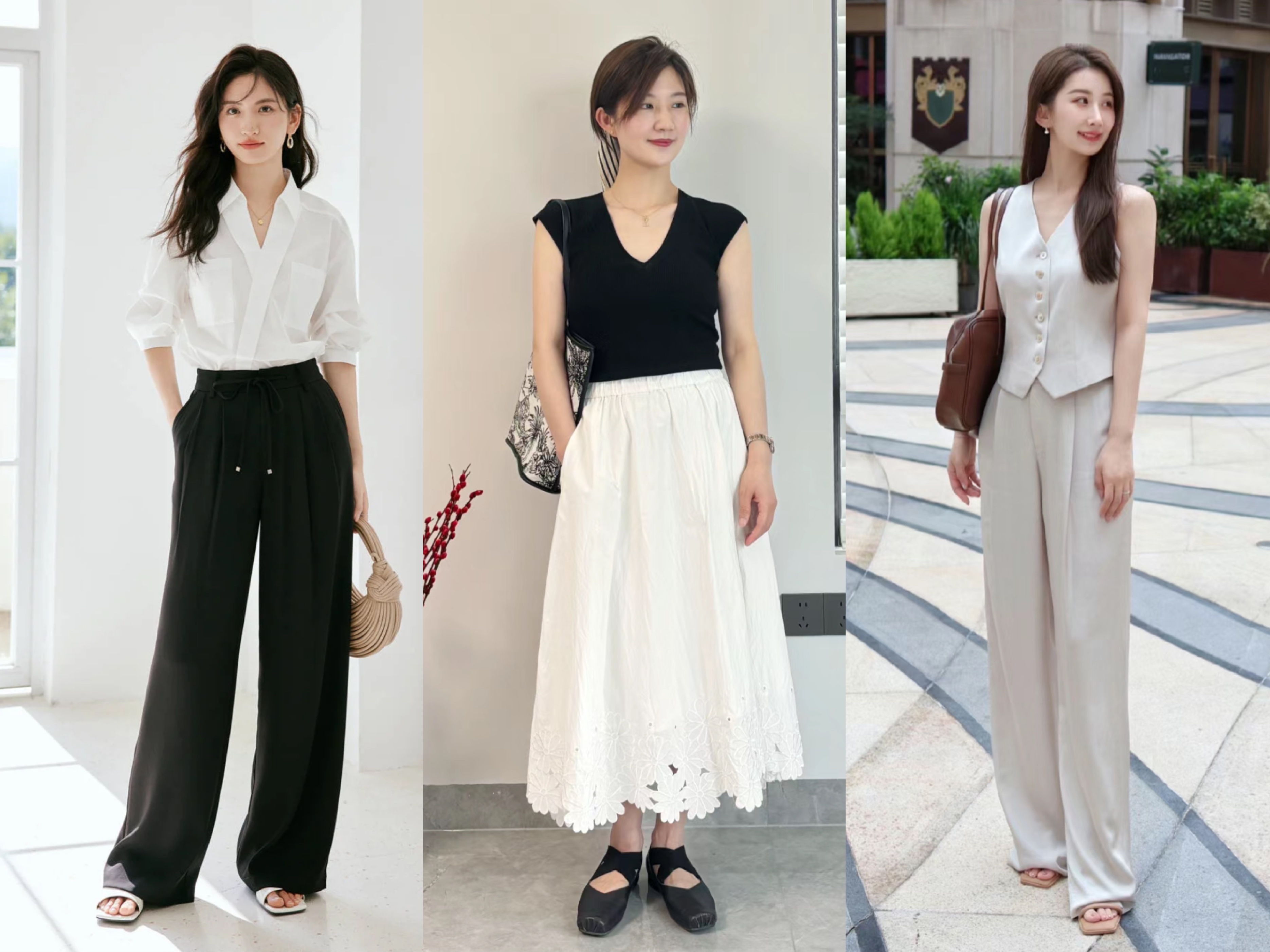 40岁女人的夏季穿搭,优雅显瘦才最重要