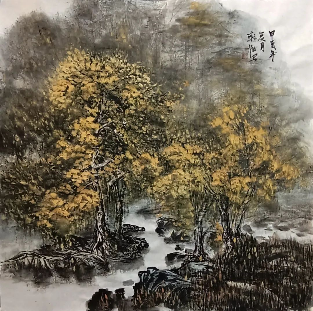 张际才写意山水画6月最受欢迎作品评选活动入围作品(第二期)