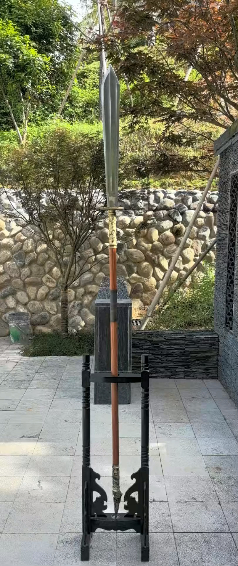 纯手工打造陌刀,复古兵器专业生产厂家