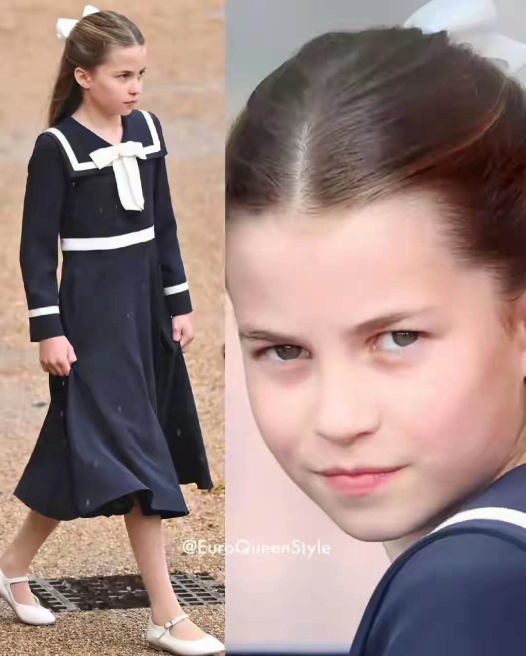 小麻花小盘发加上小蝴蝶结轻轻松松就打造出小公主活泼灵动的气质