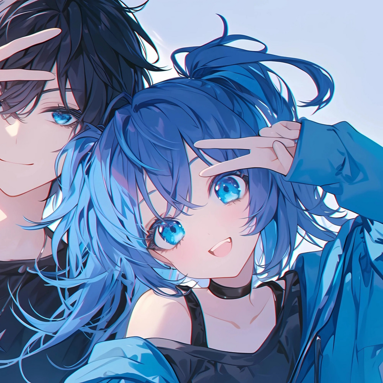 好哇塞的男女动漫头像呀