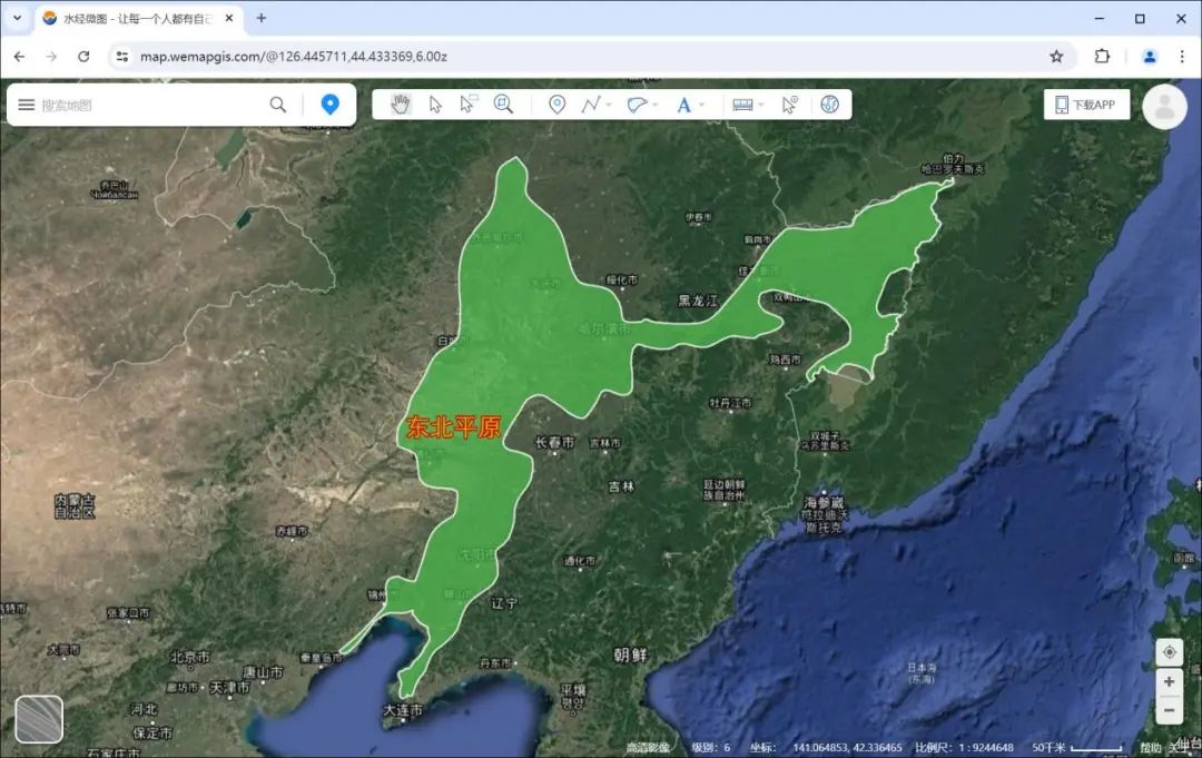 中国三大平原矢量示意图分享