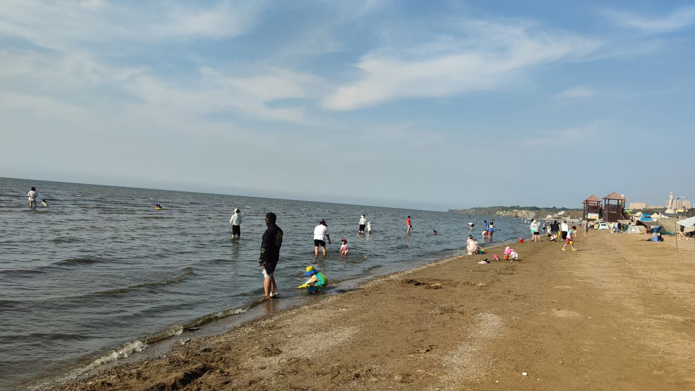 大连夏家河子海滨浴场图片