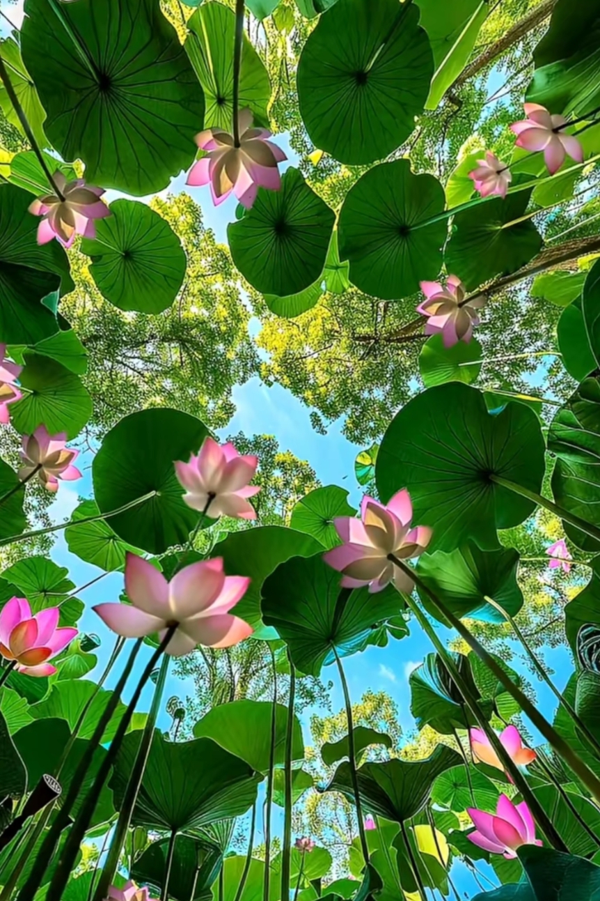 荷花夏天最美的风景