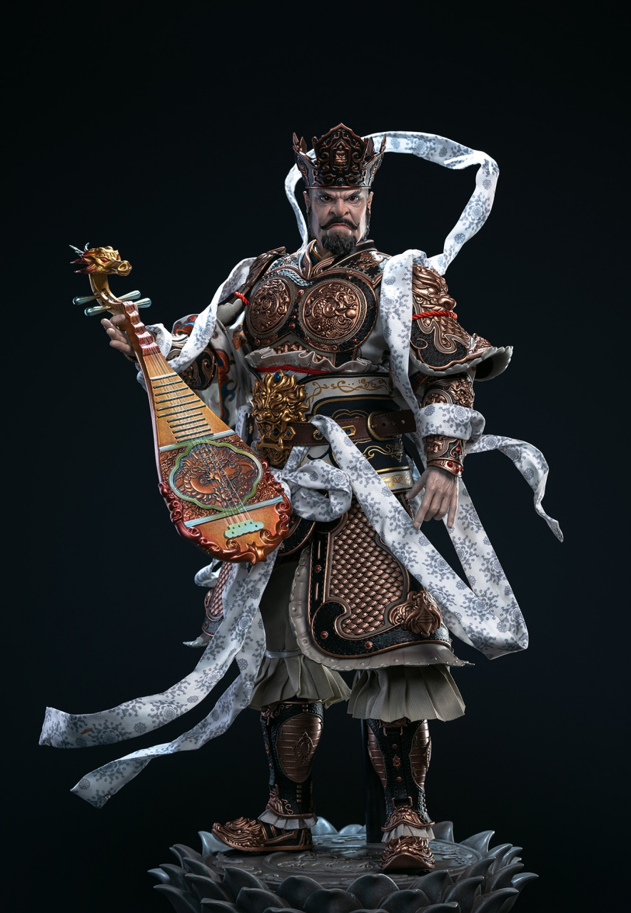 模型欣赏:haoyutoys 1/6 神话系列- 东方持国天王,他梵名"提多罗吒"