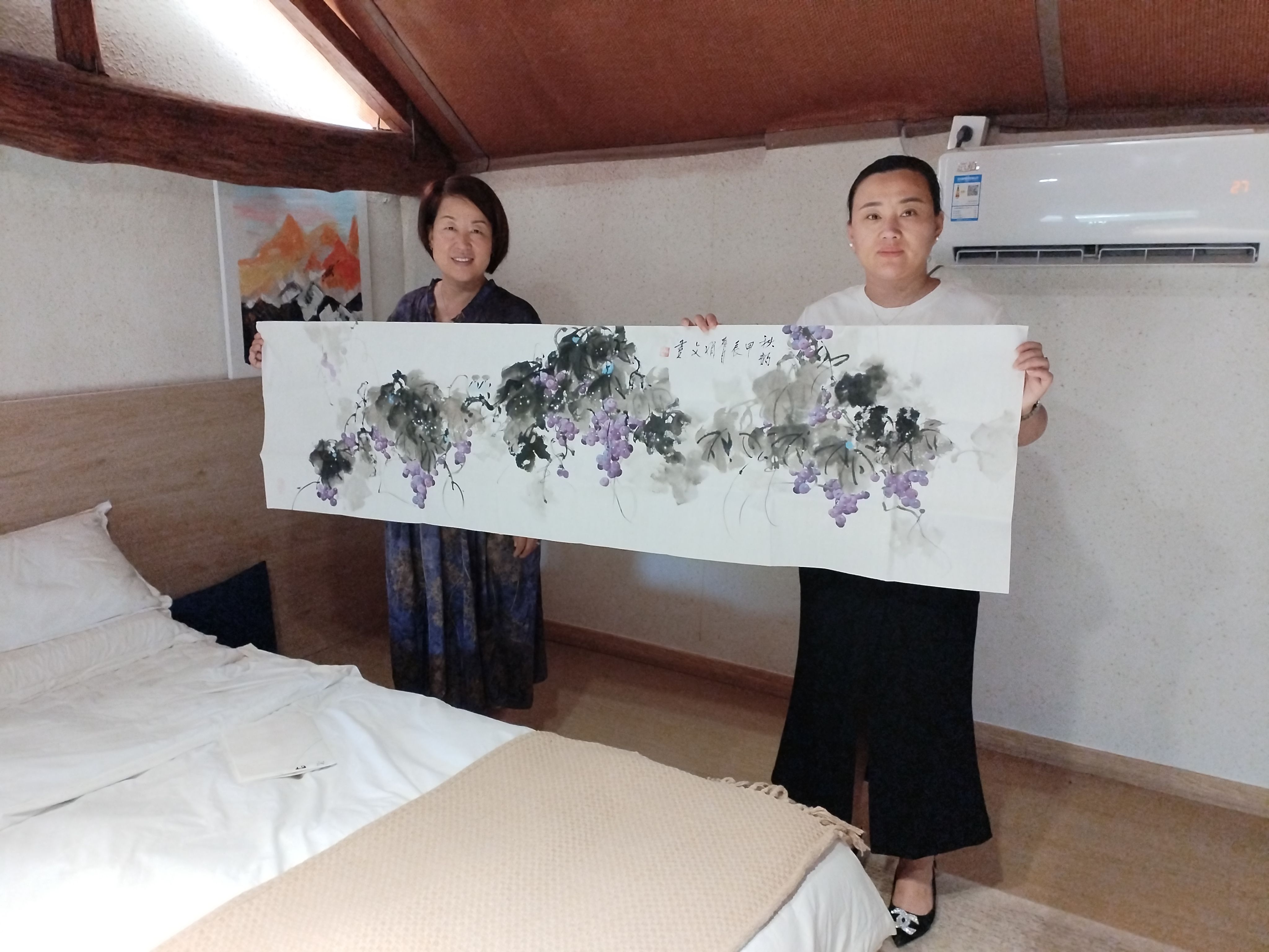 渭南市老年书画家协会一行五人赴山西运城夏县考察暨书画品鉴交流