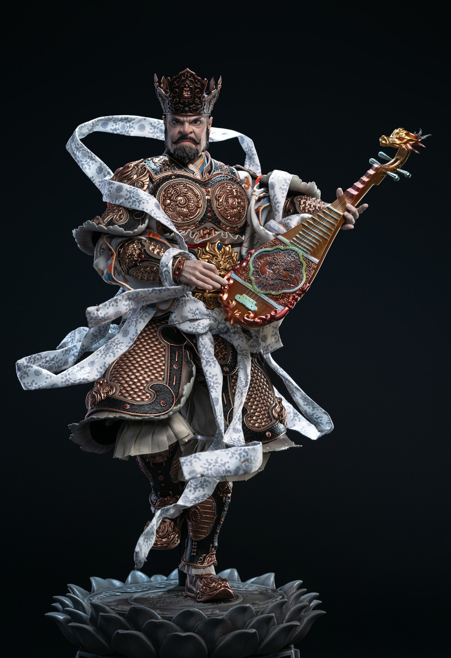 模型欣赏:haoyutoys 1/6 神话系列- 东方持国天王,他梵名"提多罗吒"