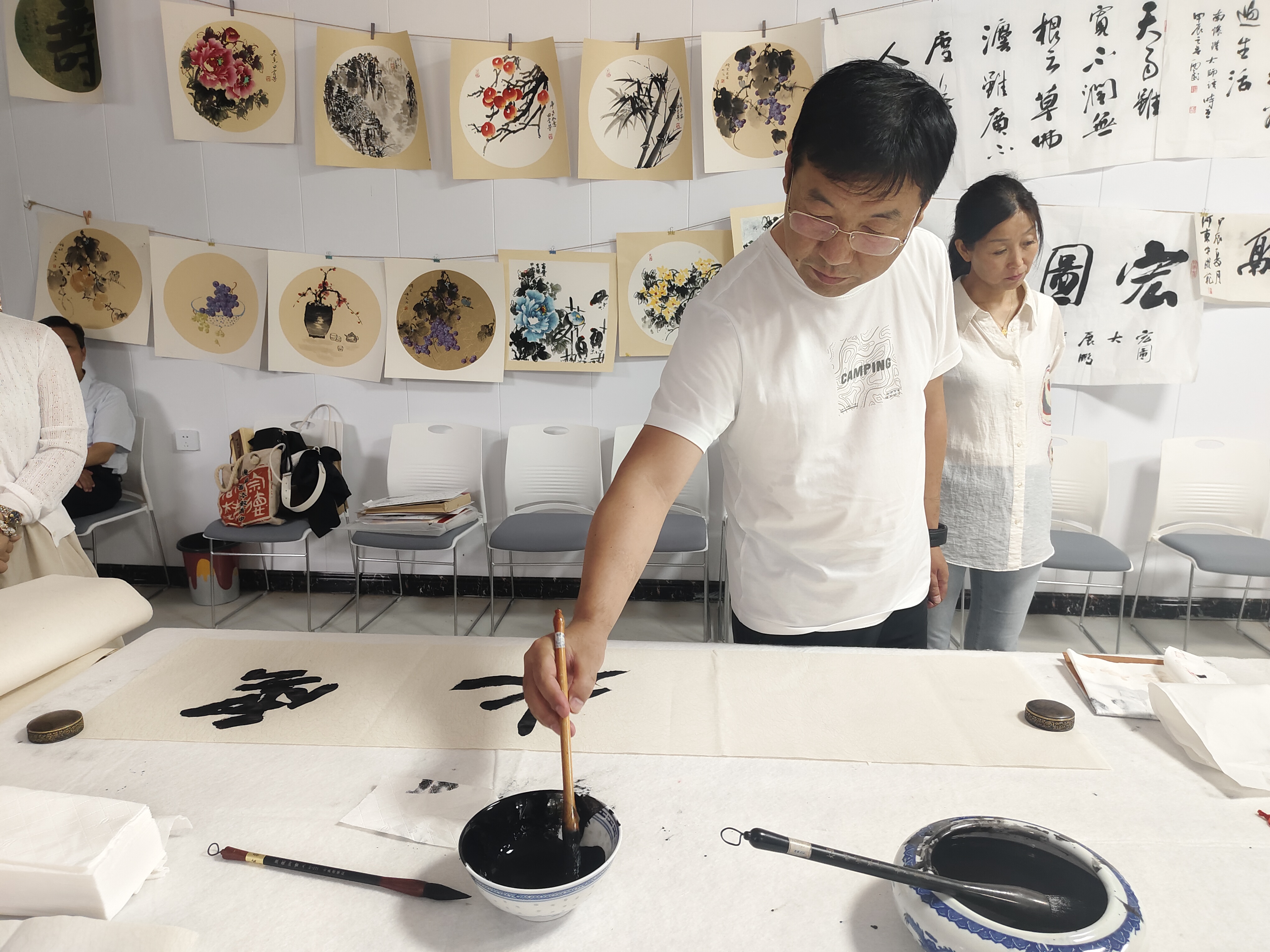 渭南市老年书画家协会一行五人赴山西运城夏县考察暨书画品鉴交流