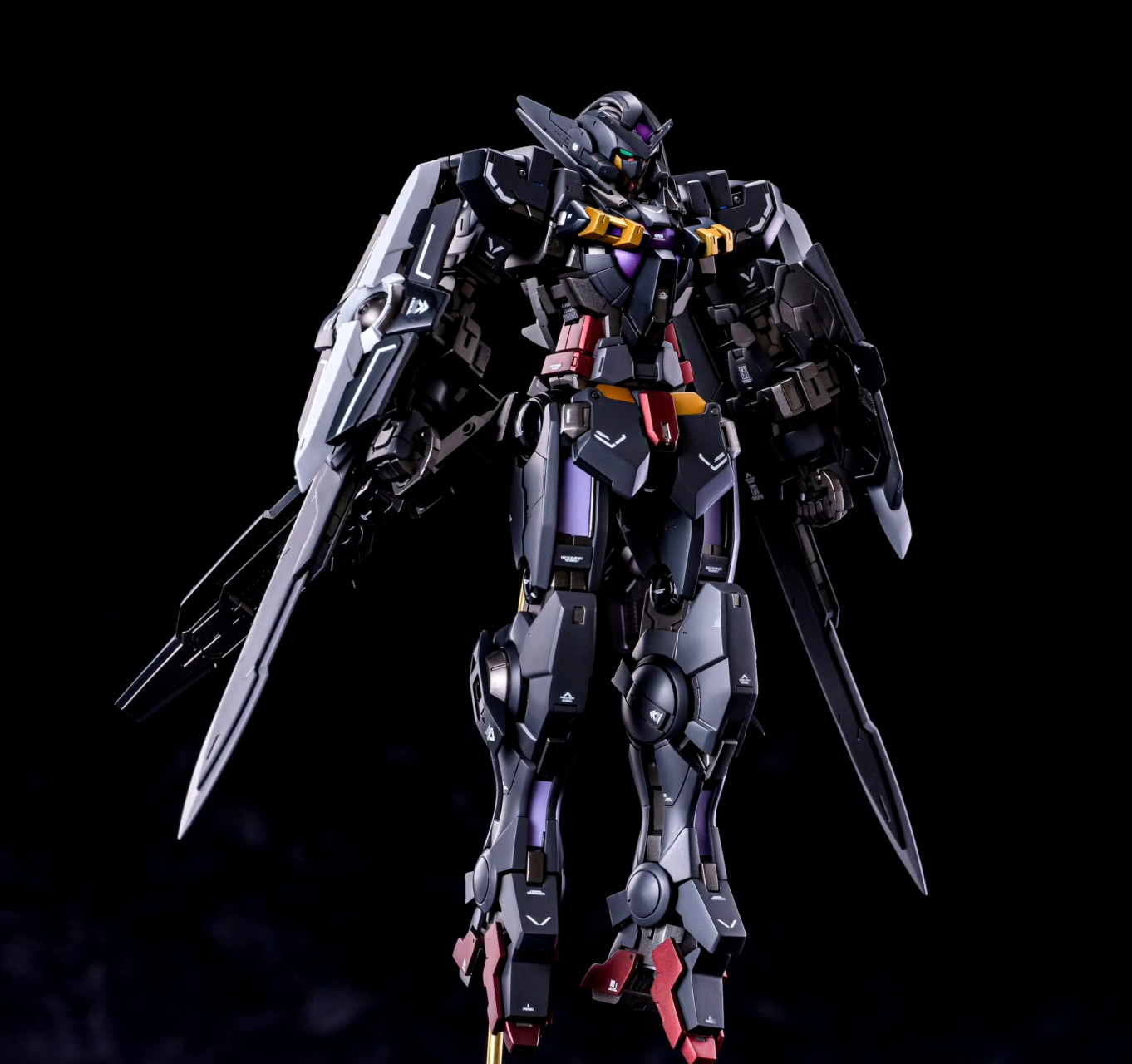 模型欣赏:模型师aome制作的mg 黑暗正义女神高达 type-x,展现了正义