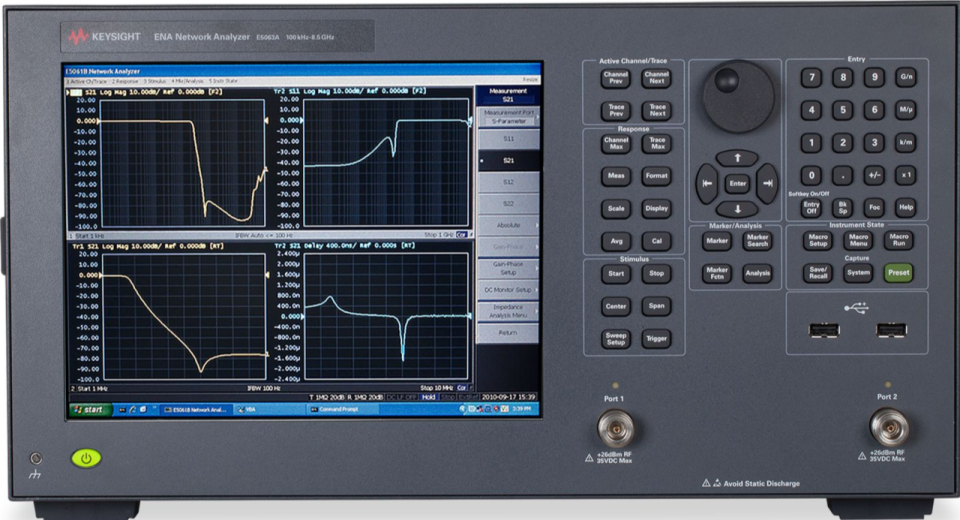 keysight是德科技 e5063a ena 系列网络分析仪