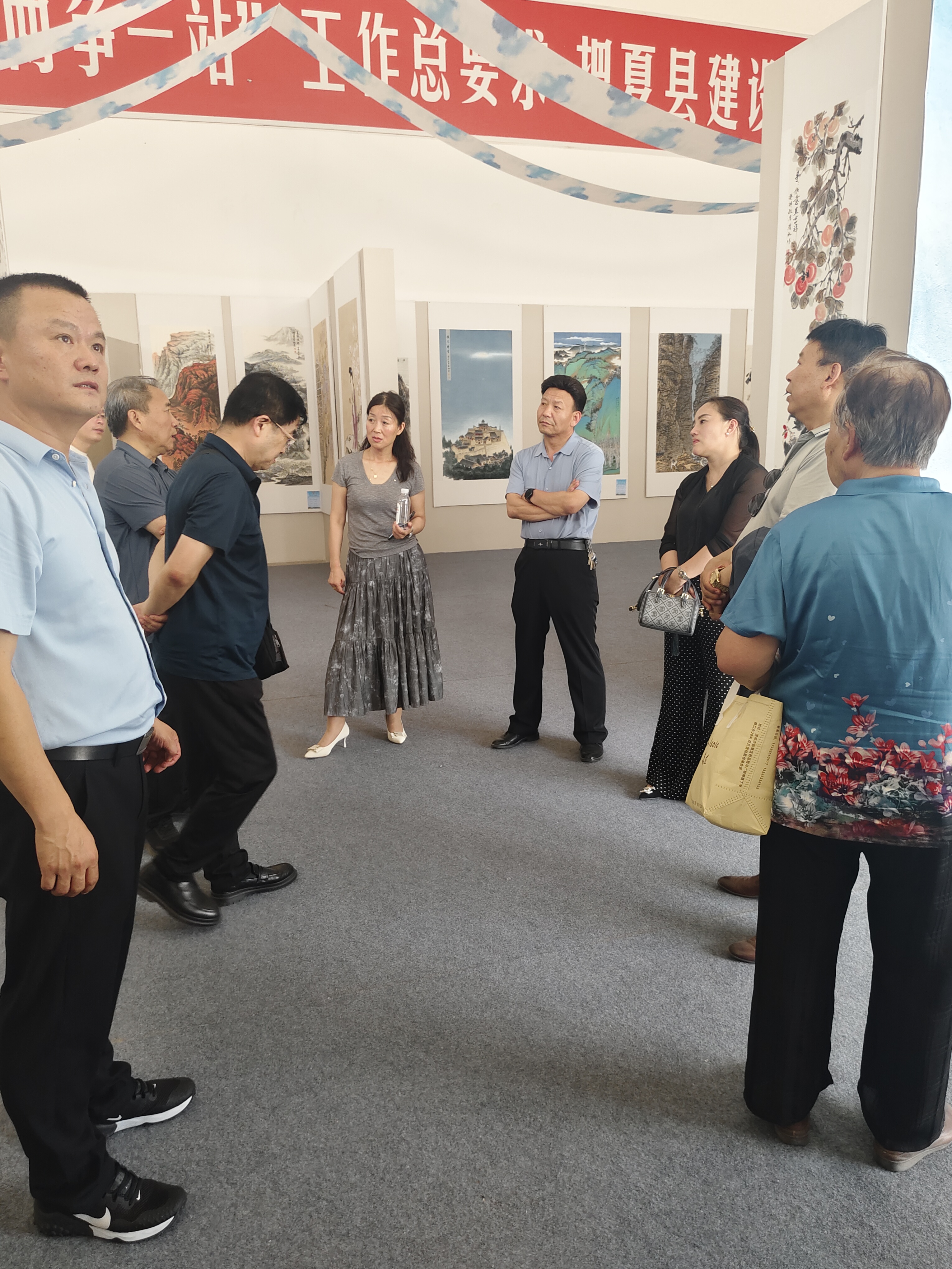 渭南市老年书画家协会一行五人赴山西运城夏县考察暨书画品鉴交流