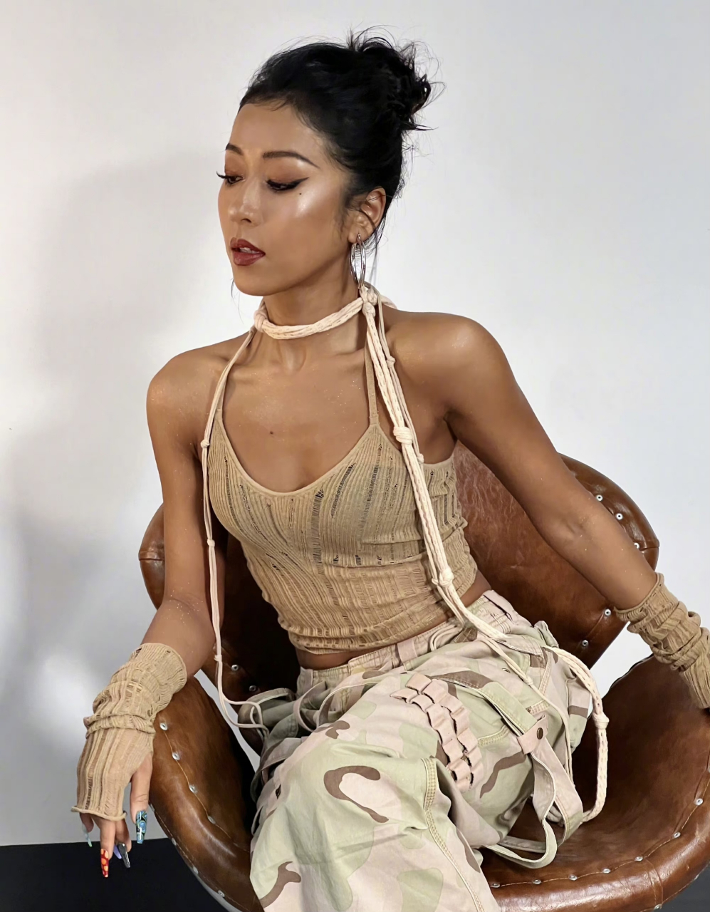 吉克隽逸穿搭叫废土风