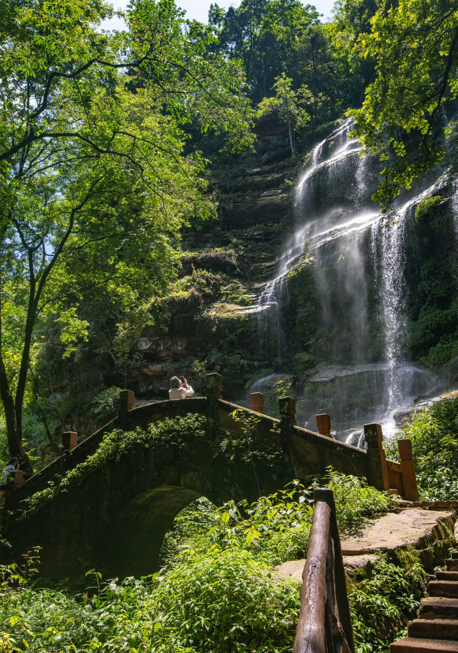 彭州天台山风景区图片