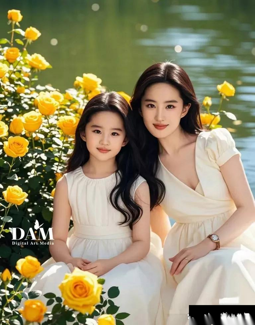 如果刘亦菲有女儿,应该长这个样子吧