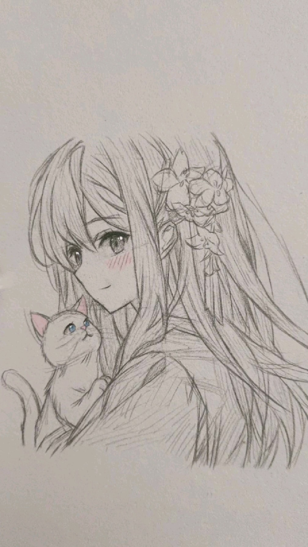 想画就要画嘛,动漫女生侧脸画法