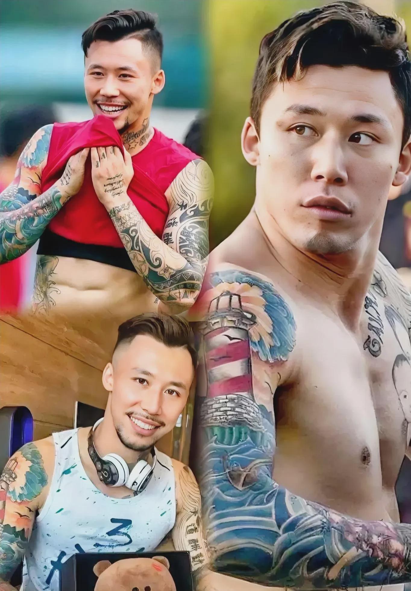 生姜哥—姜至鹏 海参哥—吴曦 瞪眼哥—郑智国足纹身张琳苖纹身足球