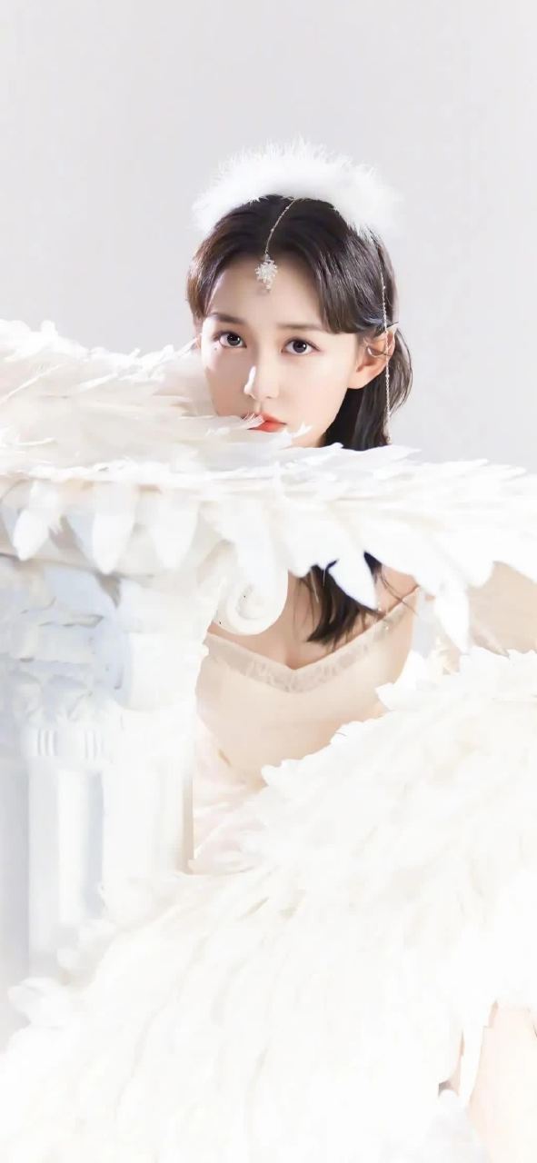 蒋依依,白色纯美的手机壁纸,如同冬日里的初雪,纯净而美丽.