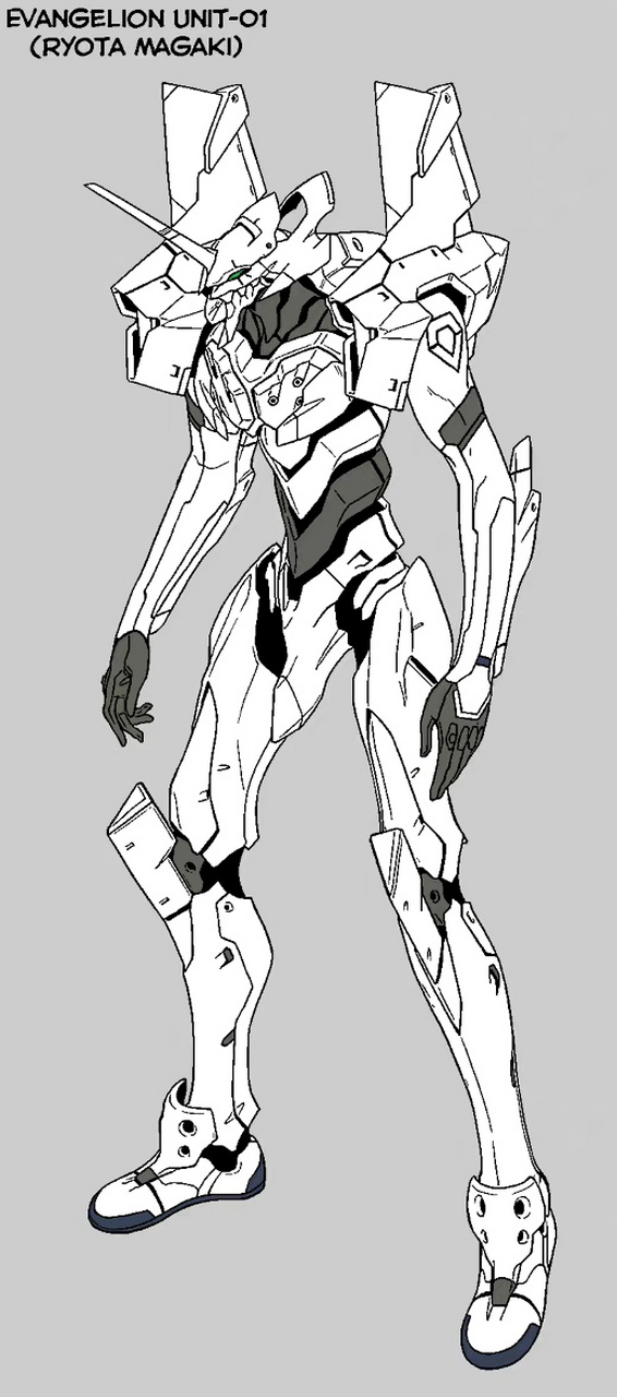 分享一组独角兽高达配色初号机概念设计,结合了高达元素后产生了不同