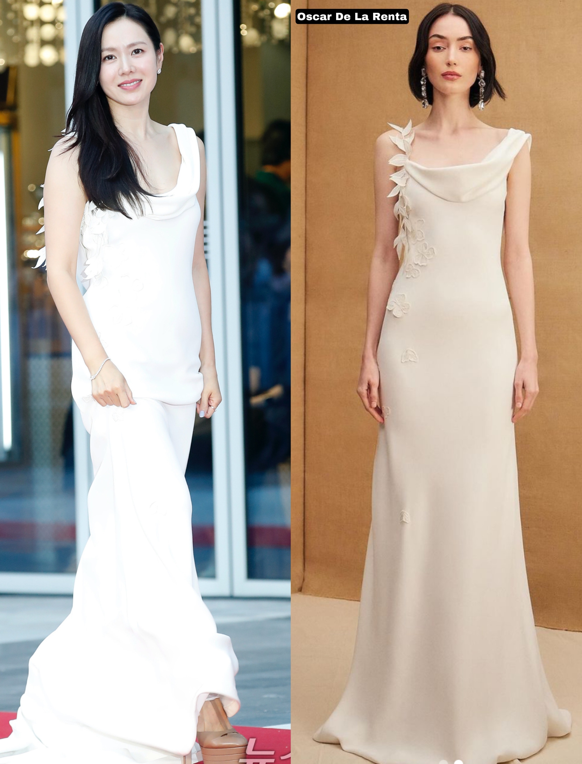 孙艺珍今日亮相富川国际奇幻电影节,一袭白色缎面礼服造型压轴登场