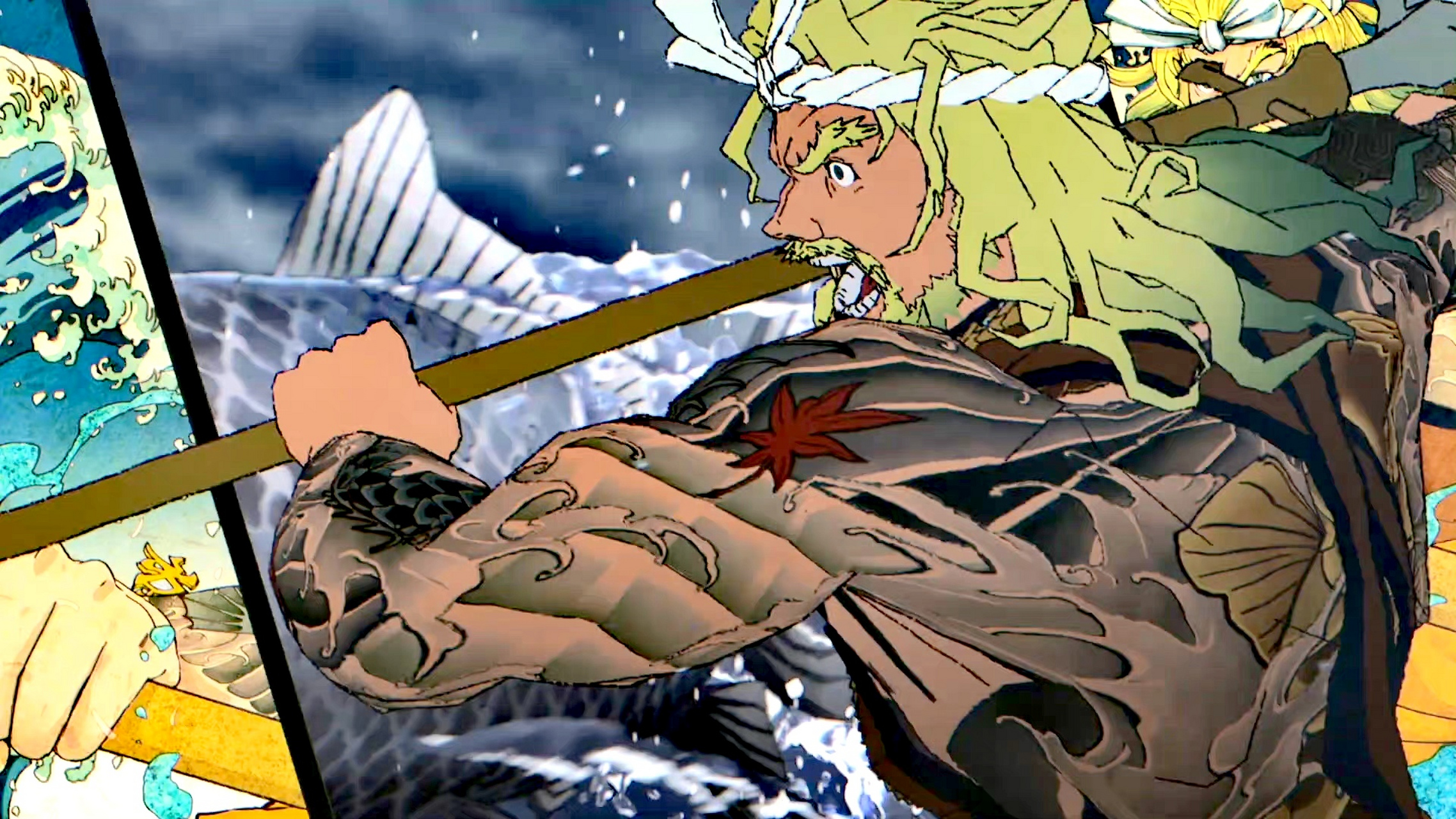 《忍者蝙蝠侠》新作动画《忍者蝙蝠侠对极道联盟》新视觉图公开,海王