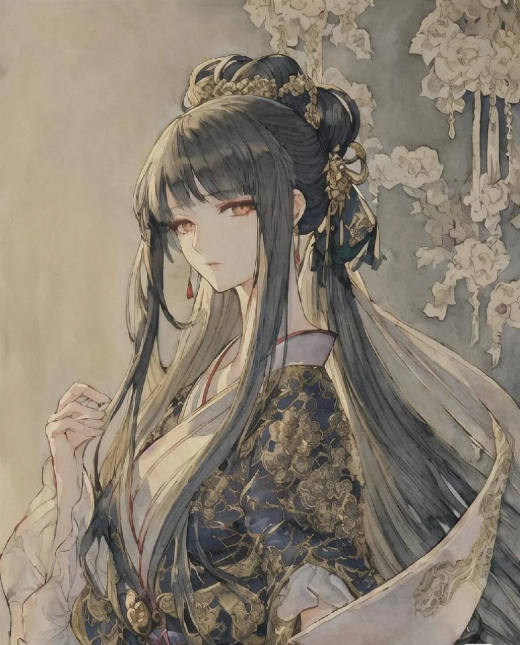 穿古装的小姐姐也太美了吧!#二次元