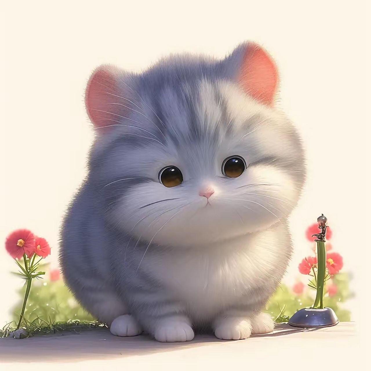 头像分享～可爱的小胖猫,该减肥了吧