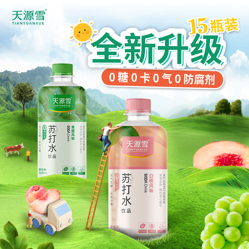 天源雪无气果味苏打水