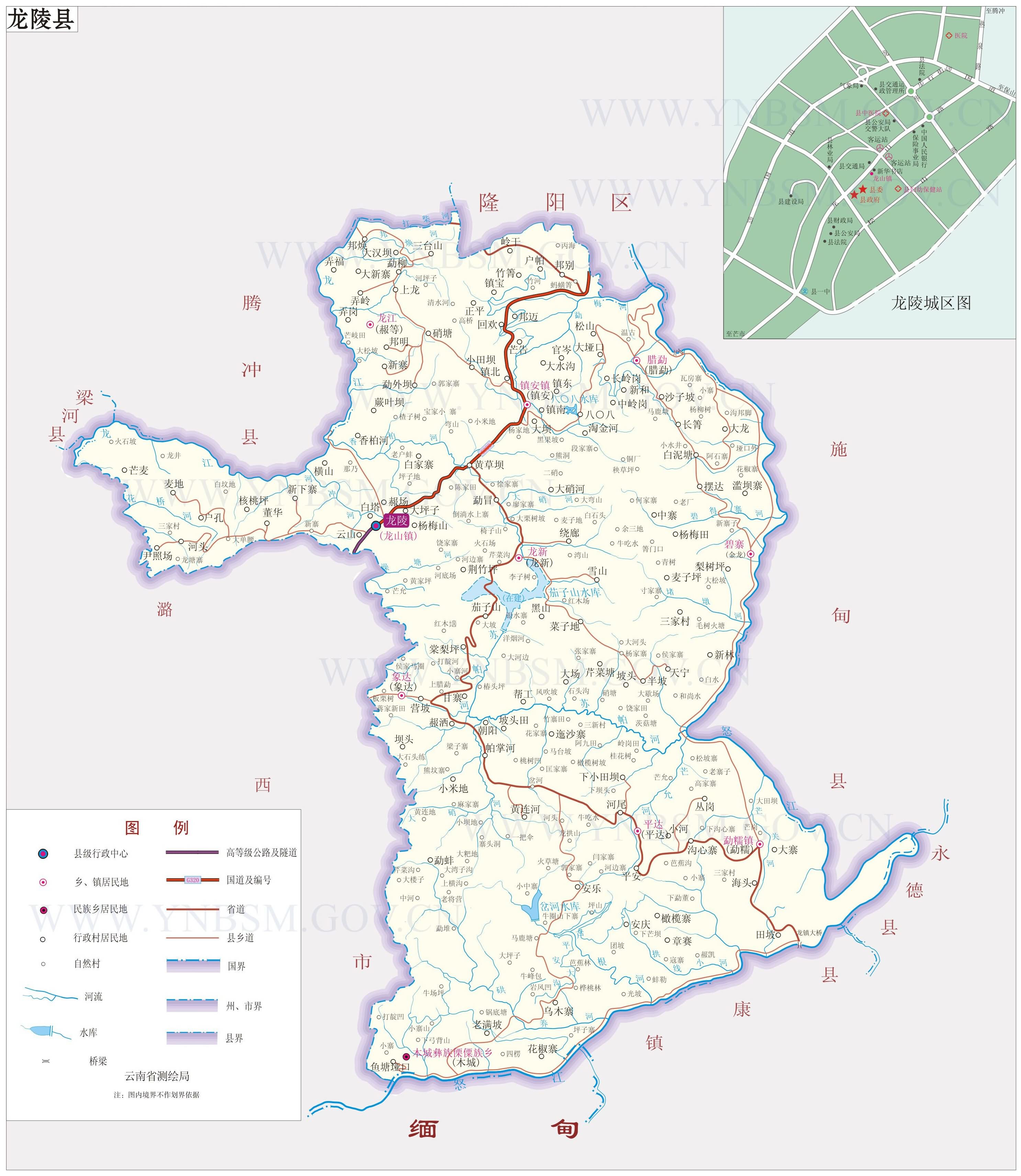 保山市龙陵县各乡镇人口一览:最多的仅六万多人,最少仅七千多人