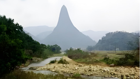 风水文笔峰山图片图片