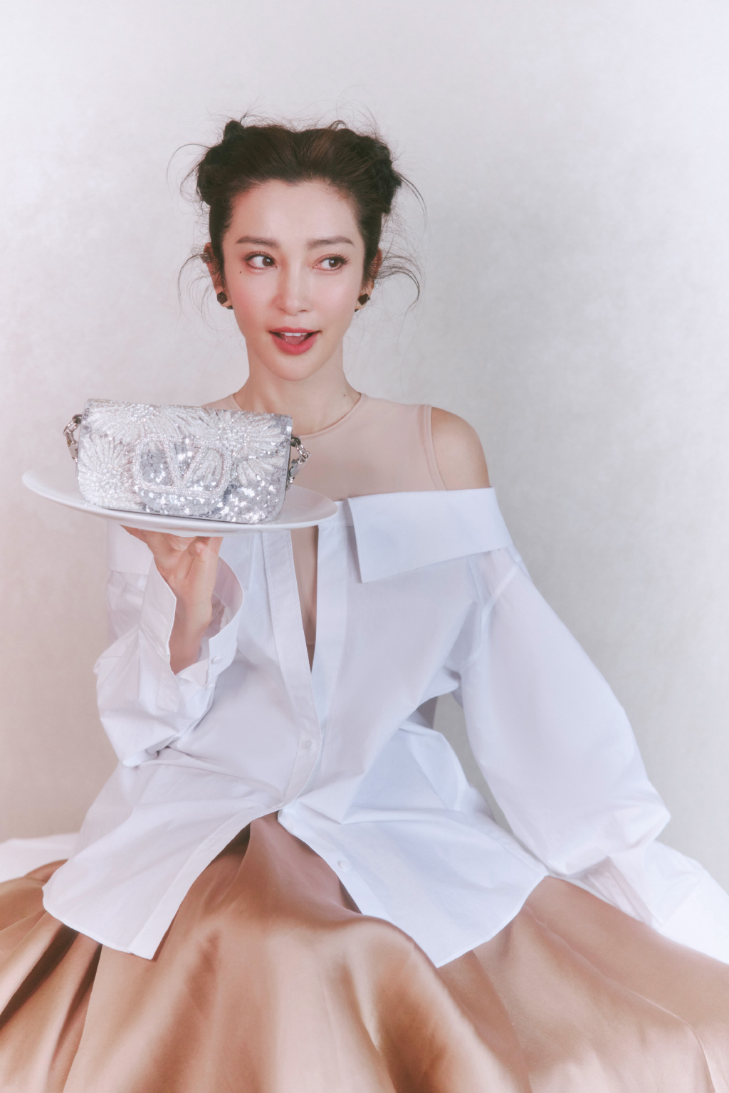 李冰冰,白色浪漫格调