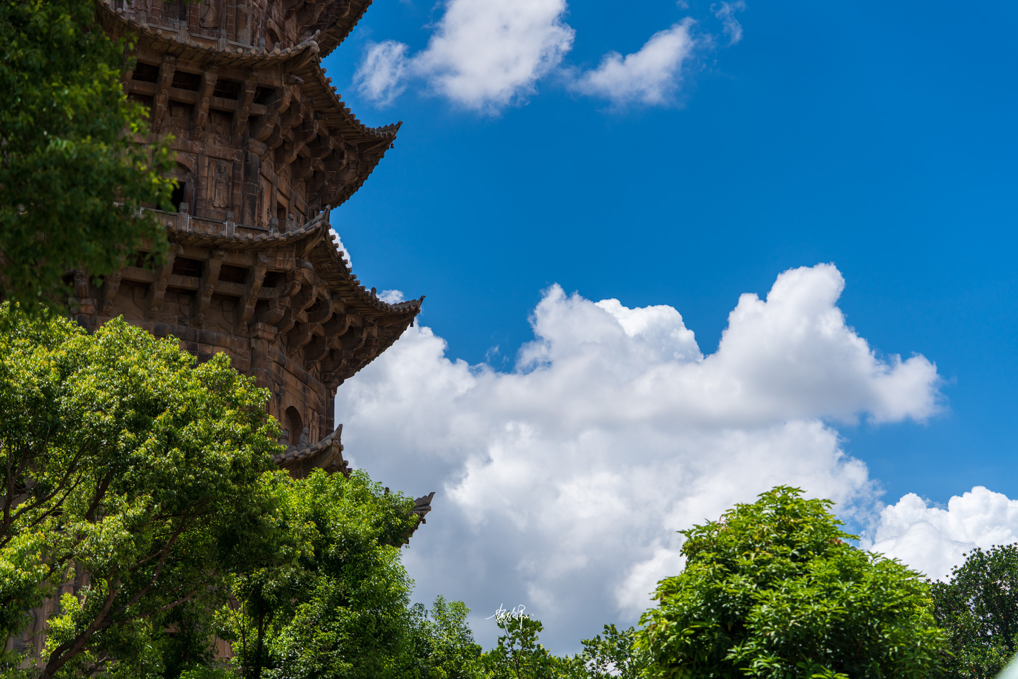 这里是泉州夏天的云啊,一点都不输西藏的天!