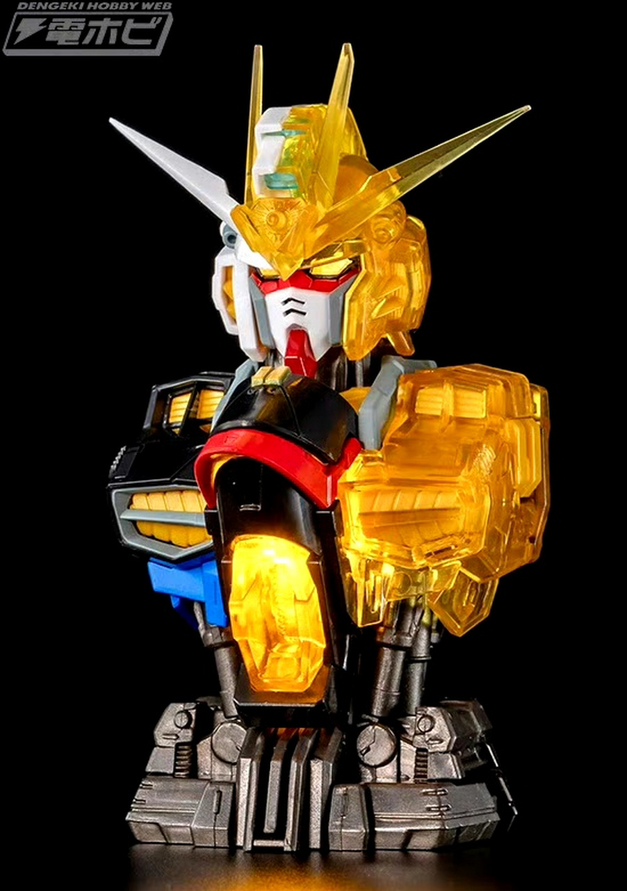 模型欣赏:线上扭蛋 ms mechanical bust 06 强袭自由高达二式,展现了