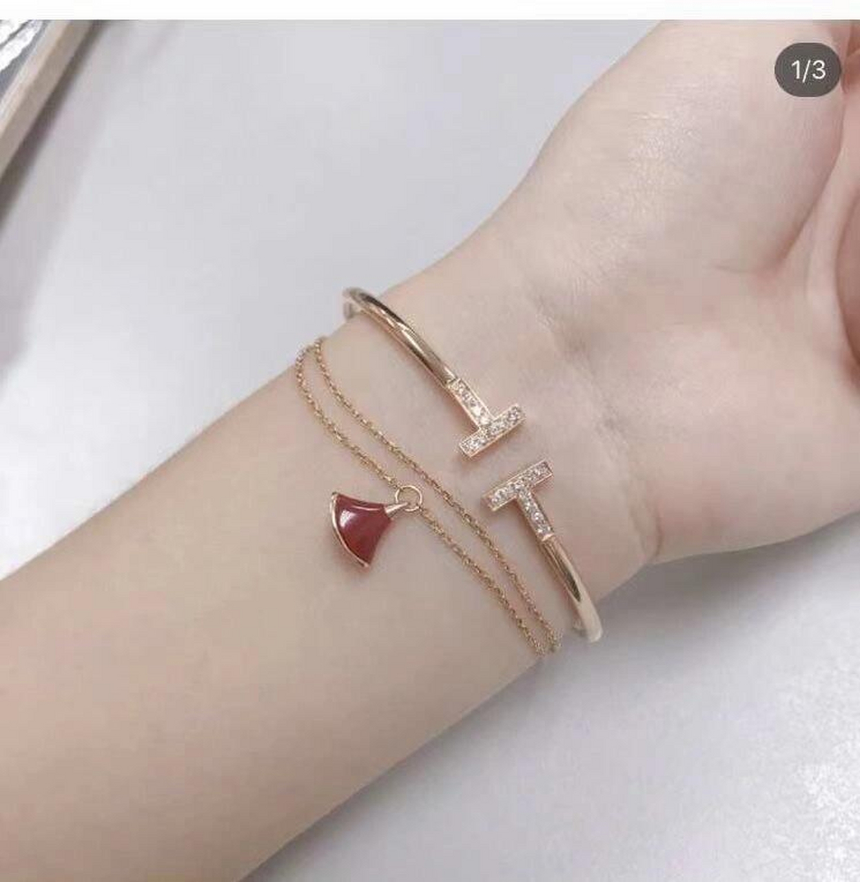 宝格丽小红裙手链,每颗小扇子都是独一无二78