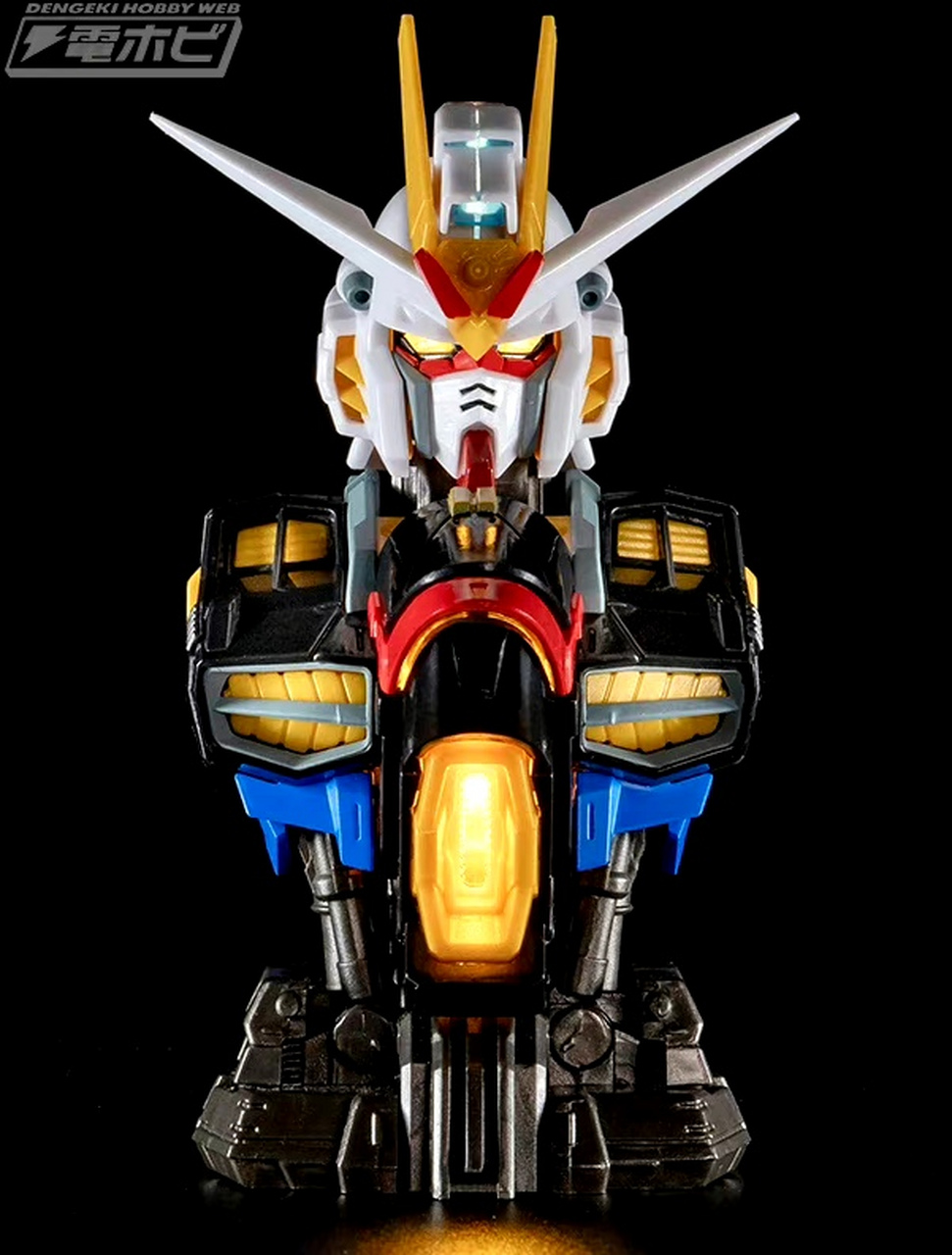 模型欣赏:线上扭蛋 ms mechanical bust 06 强袭自由高达二式,展现了