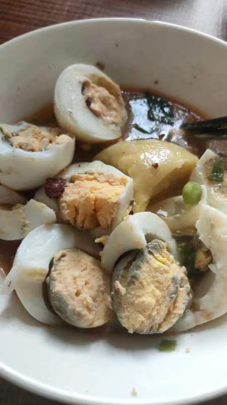 大同美食之鸡蛋碰糕