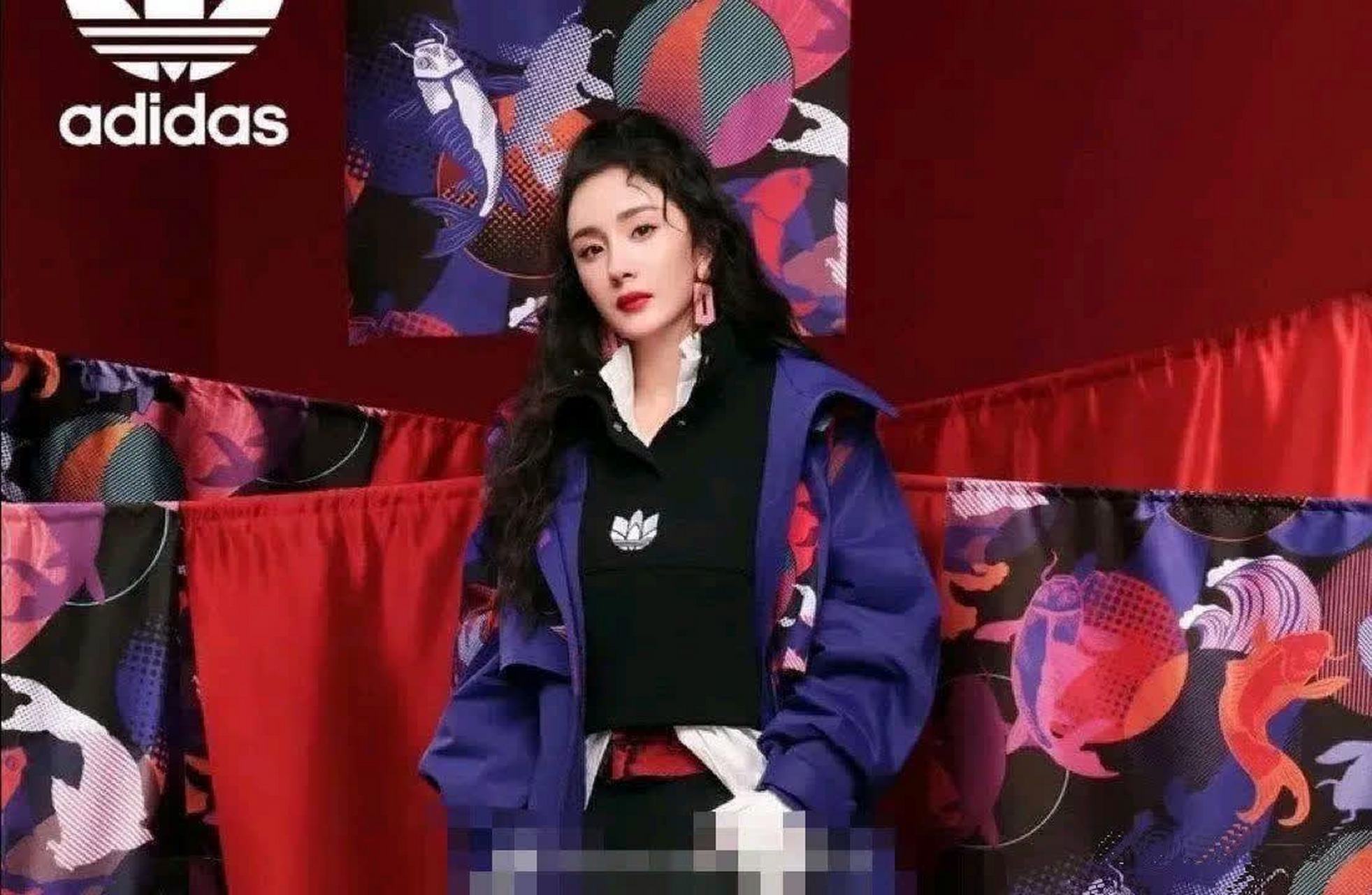 杨幂和刘亦菲同为阿迪代言.