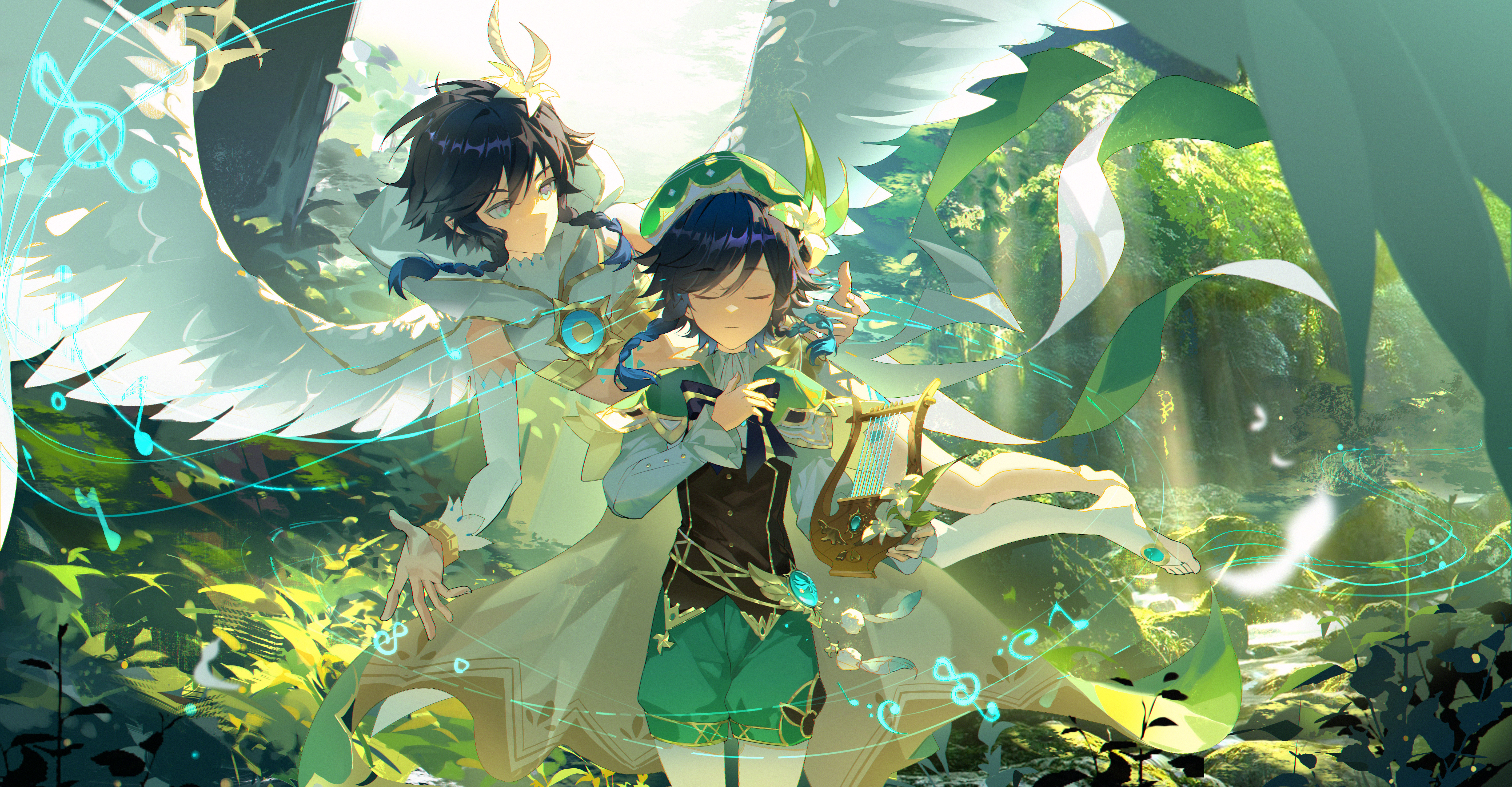 这个温迪好看,啊不,这是风之神巴巴托斯. 画师:不熬夜乐l