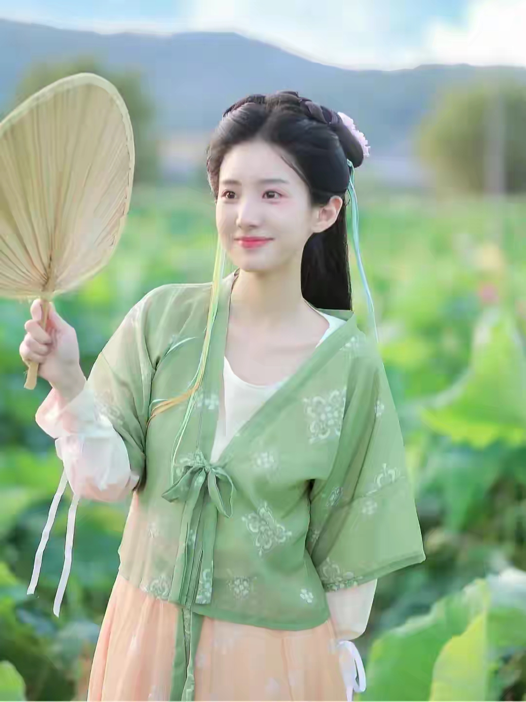 花心擎玉露