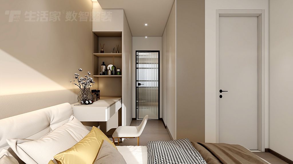 贵阳青秀2046奶油风148㎡|家的温馨与大气