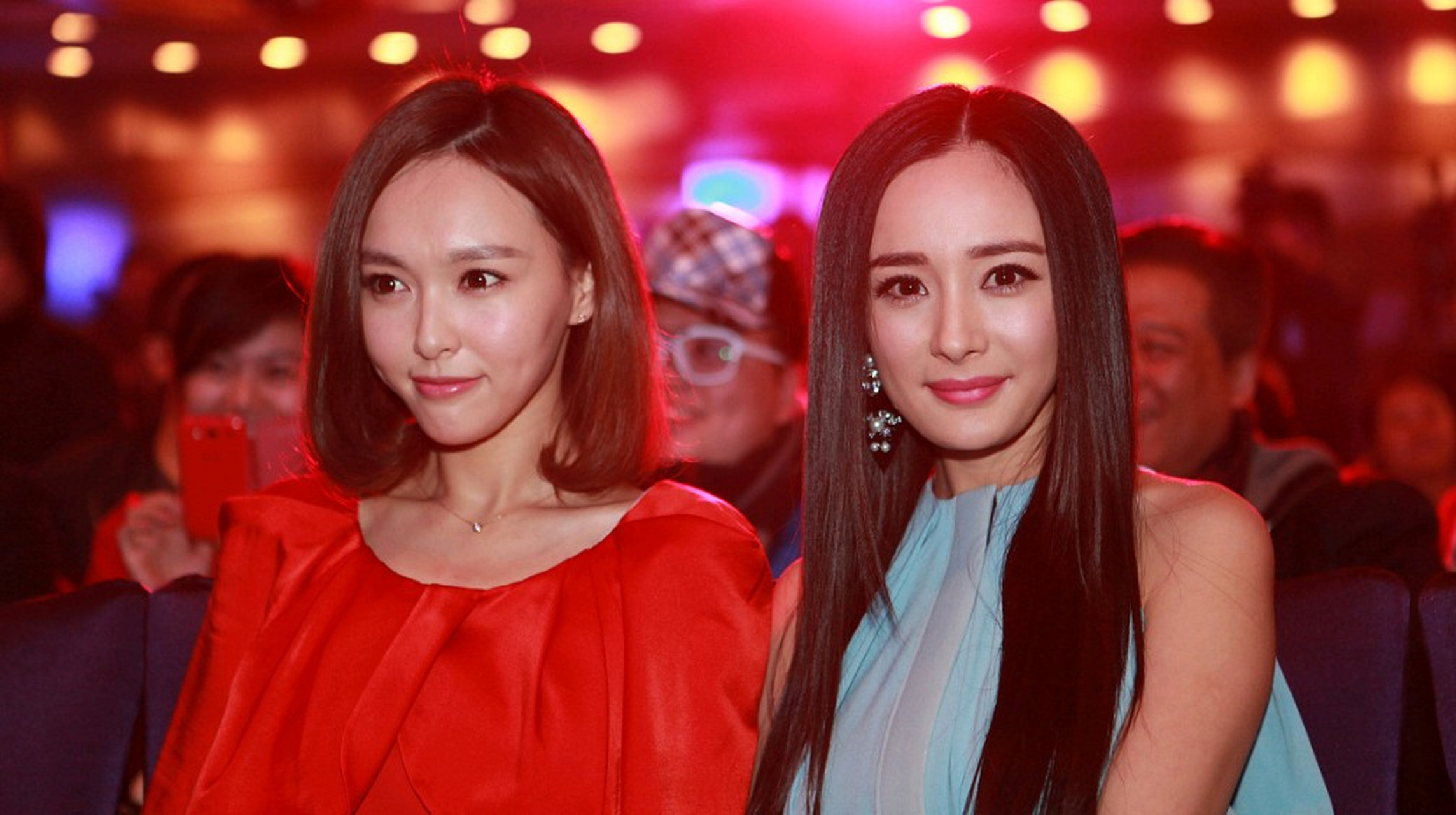 唐嫣与杨幂一起同