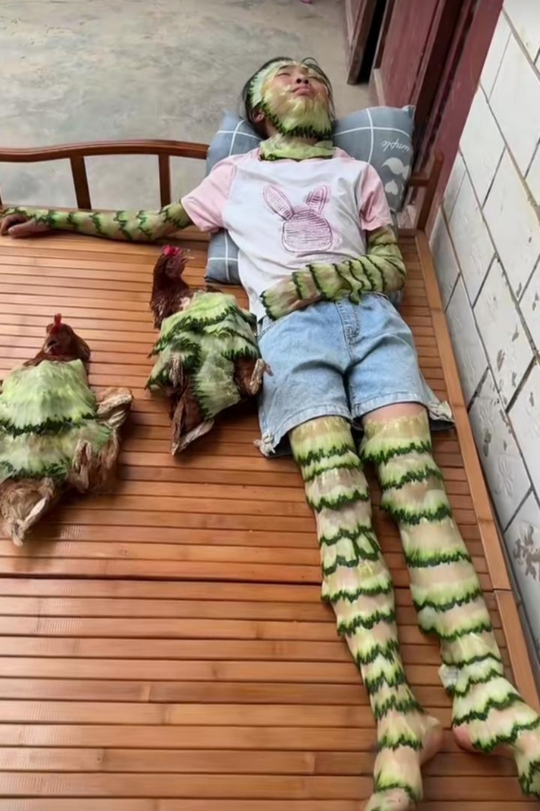 过分了不给鸡拔毛怎么敷?