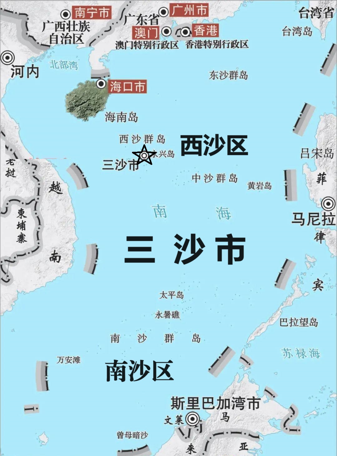 关于在我国最靠近赤道的海南三沙市南沙区建三沙卫星发射中心研究