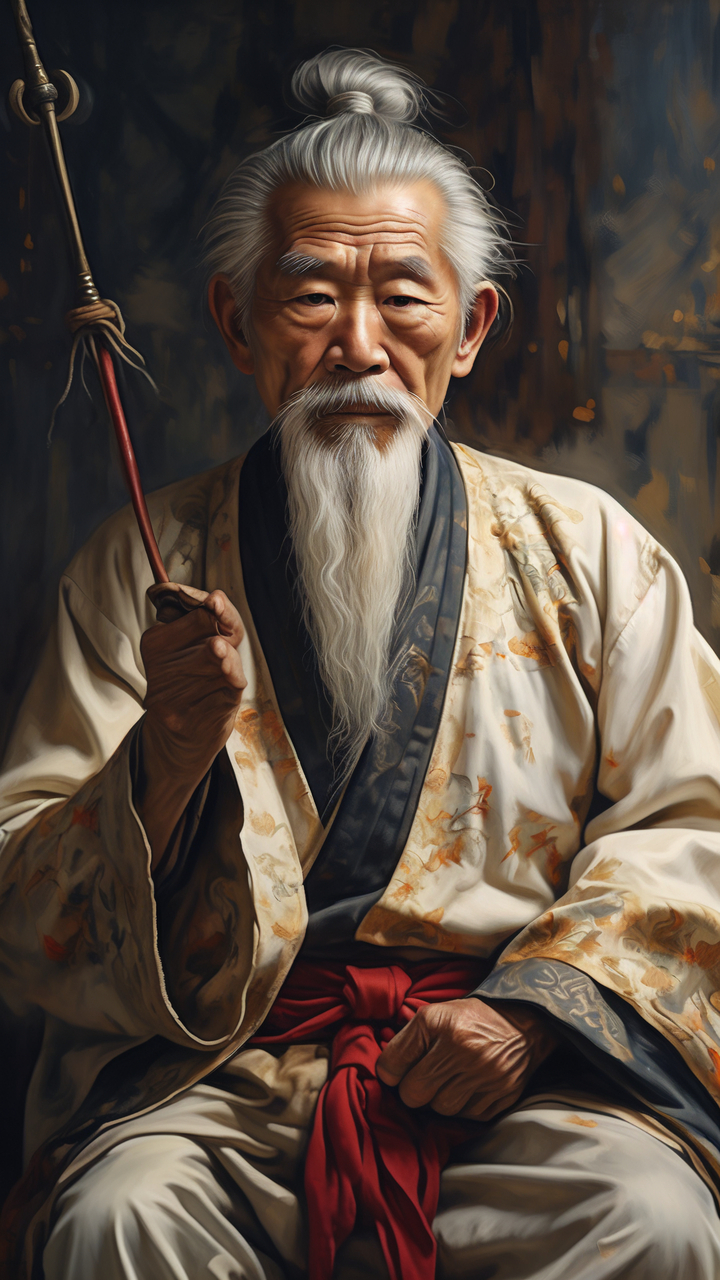 动态连更挑战# 仙风道骨的老者,ai绘图确实很漂亮!#文心一格