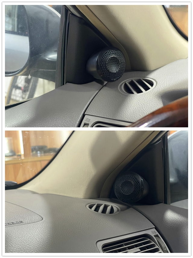 泉州丰田花冠汽车音响改装劲浪fxe-165亚麻两分频改装案例