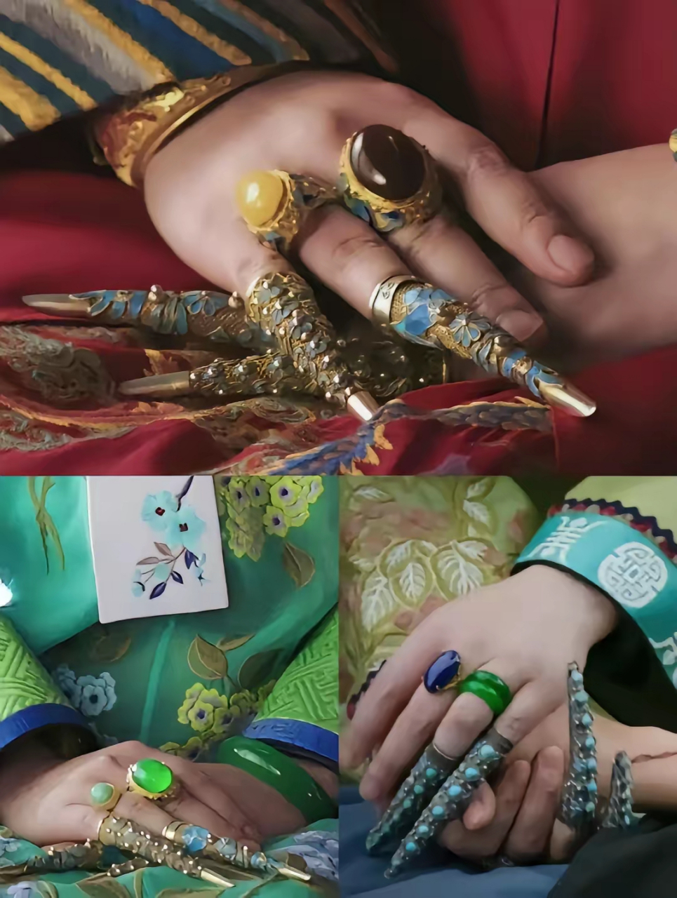 《如懿传》大如这又黑又胖的手,戒指护甲都带上了,太俗气了,不是提倡