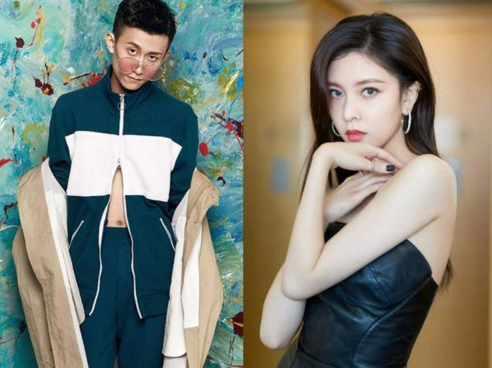 宋妍霏与男生搂腰回家