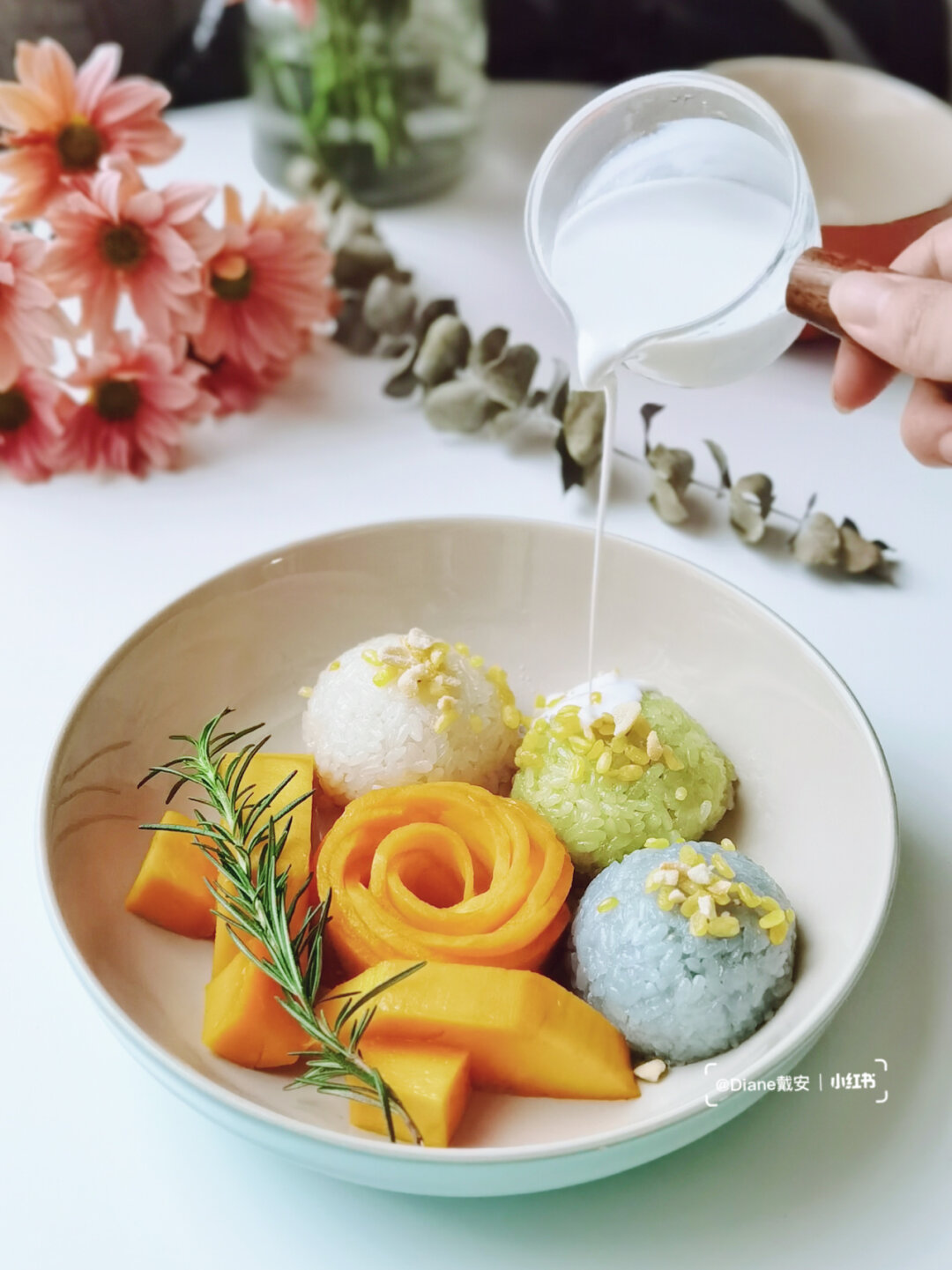 芒果糯米饭|不能出国但可以吃泰式小甜品 大家是不是也好久没有出去