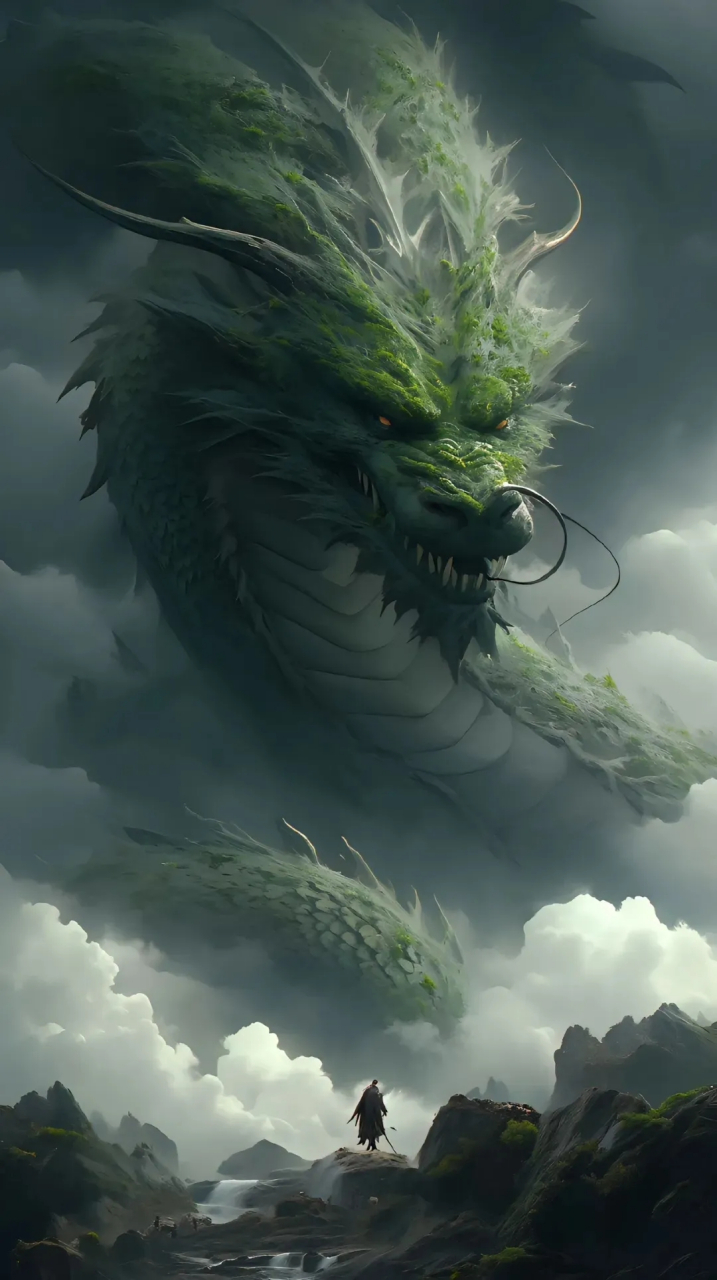 国风壁纸系列-青龙护你周全 #动态连更挑战